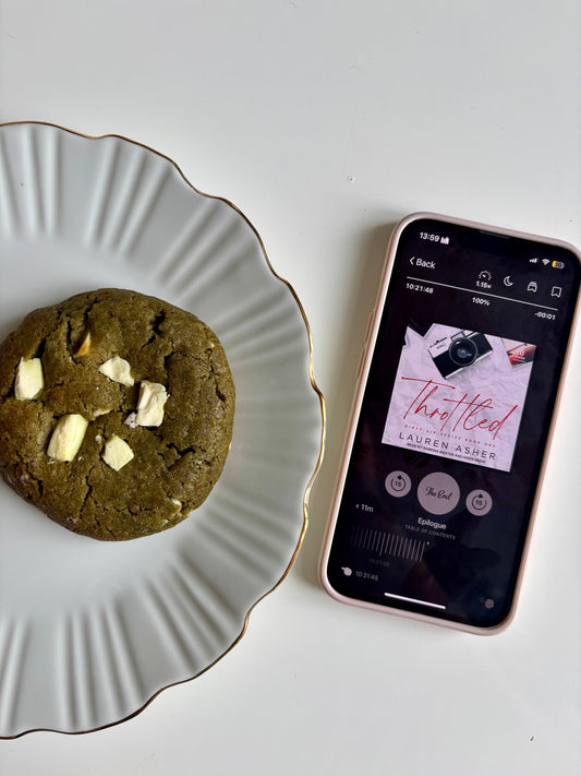 matcha white chocolate cookie | homemade in haarlem